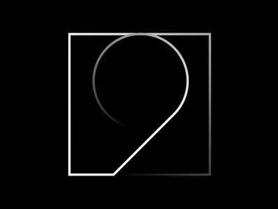 9 36 days of type black white challenge design fontface geometrical graphic minimal typeface typography