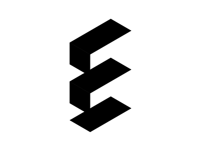 E 36daysoftype adobe challenge e fontface letter minimal typeface typography