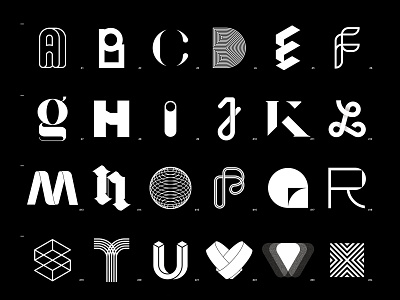 36 Days of Type 2019 36 days of type 36 days of type lettering adobe black white challenge fontface letter logotype typeface typography