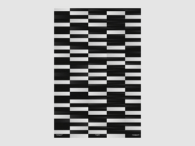 FIG 03 black and white design experiment geometric design gradiant graphic design minimal pattern poster shape