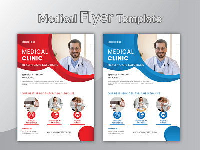 Medical Flyer Template best business card brochure business card design flyer flyer design graphic design illustration modern modern flyer unique flyer