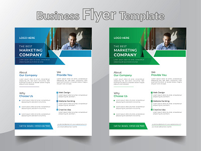 Flyer Template best business card brochure business card design flyer flyer design graphic design illustration logo modern ui