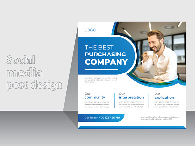 Social media post design template best business card branding brochure business card design flyer graphic design illustration social media social media post