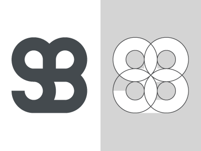 SB branding logo monogram sb simple