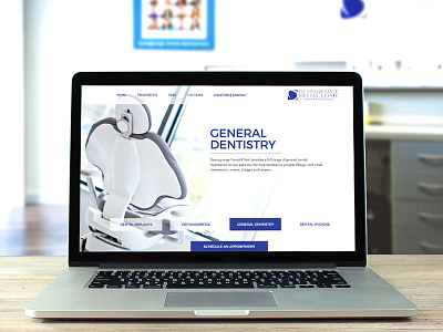 Deansgrange Dental website clean dental dentist responsive ui web website