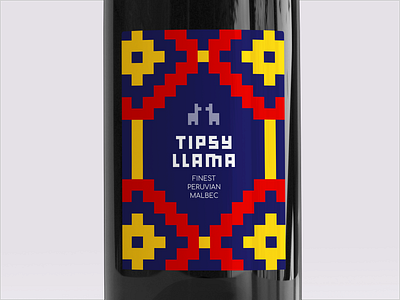 Practice brief: wine label for Peruvian malbec brief briefbox bright challenge design food llama packaging peru peruvian practice tipsy llama wine