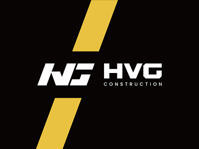 Construction Logo Design branding company construction graphic design h logo yellow