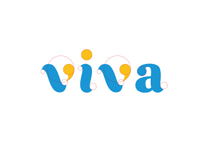 Viva English logo detail child education logo