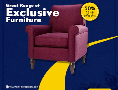 Furniture Store branding design graphic design illustration typography