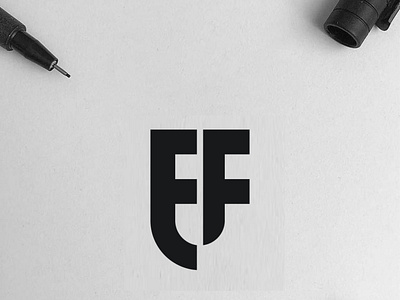 monogram EF branding design graphic design icon illustration logo logos monogram typography