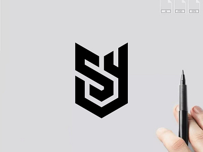 Monogram SY by @padasoka_logo 3d america animation branding design graphic design icon illustration logo logos motion graphics ui ux vector