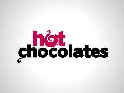 Hot Chocolates branding emblem identity logo mark