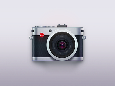 Leica camera icon illustration logo ui