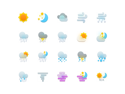 Weather icons (source file ) colors free icon icons resource source weather