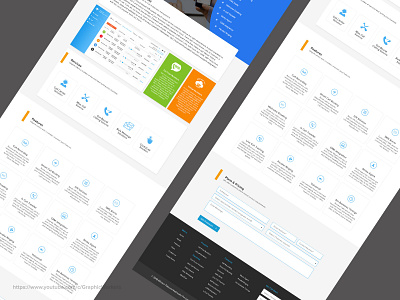 Landing page design for a Cloud based telephony solution