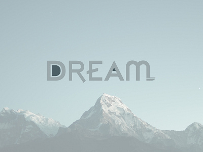 Dream branding design dream icon illustration logo minimal typography vector