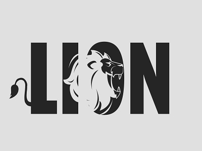 Lion Logo Concept branding design icon illustration lion logo minimal typography ui vector