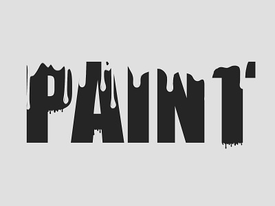 Paint logo branding company logo design graphic design icon illustration logo logo type minimal paint simple typography ui vector