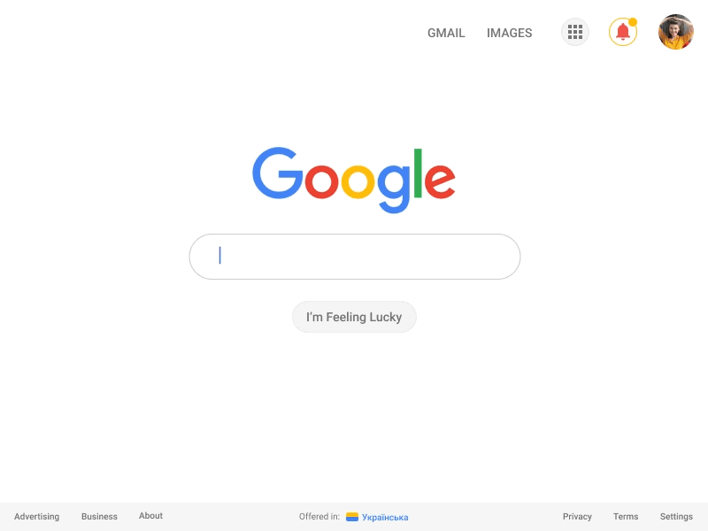 Google search redesign concept