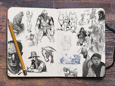 Sketchbook Pt.II character design illustration istanbul sketch sketchbook