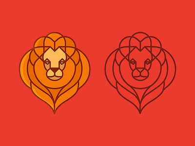 Lion Head animal illustration king lion lionhead vector