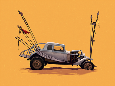 Mad Max The Nux Car car fury road illustration istanbul mad max movie road warrior the nux car