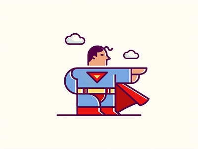Superman cosmos hero illustration planet space superman