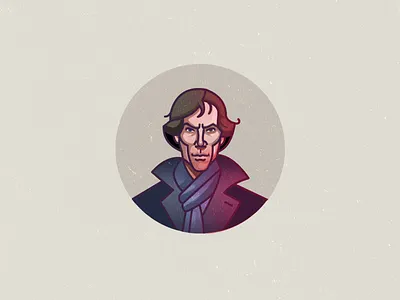 Sherlock bbc benedict cumberbatch illustration istanbul mystery portrait sherlock holmes tv series