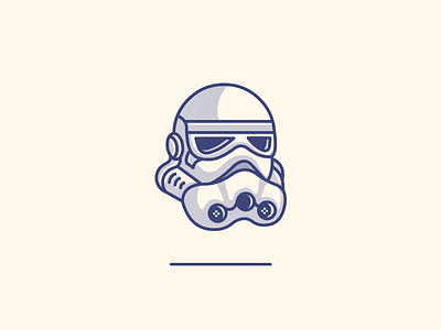 Stormtrooper helmet icon jedi line illustration movie simple space star wars stormtrooper