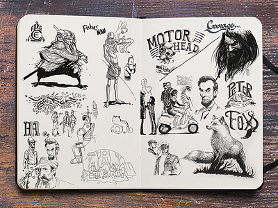 Sketchbook Pt.IV character design illustration sketch sketchbook