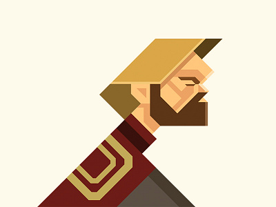 Tyrion Lannister character game of thrones geomatric illustration tyrion lannister