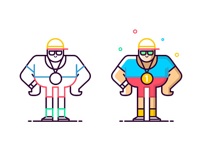 Concept Design Experiments character design colour drawing illustration istanbul line drawing line icon man porject style