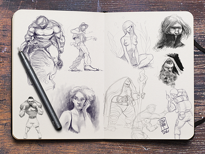 Sketchbook-Pt-VI character design drawing illustration sketch sketchbook