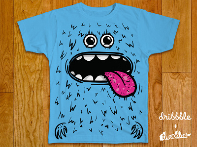 Dribbble + Threadless Creature Tee clothes creature illustration monster shirt t shirt t shirt tee
