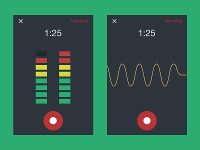 Audio Recorder app audio capture ios music mobile recorder ui