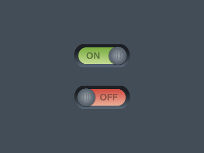 Simple On/Off Switches active app deep off on psd settings switch toggle ui ux
