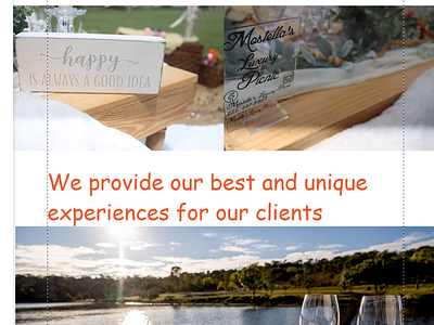 Web Design branding luxury picnic luxury picnic website mobile responsive website