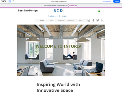 Interior Website