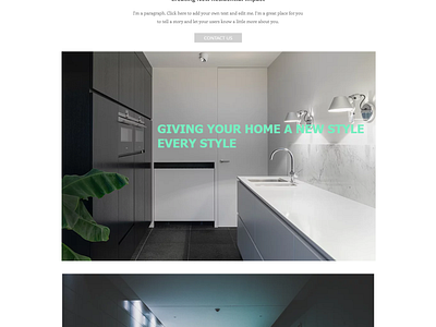 Wix website for Interior