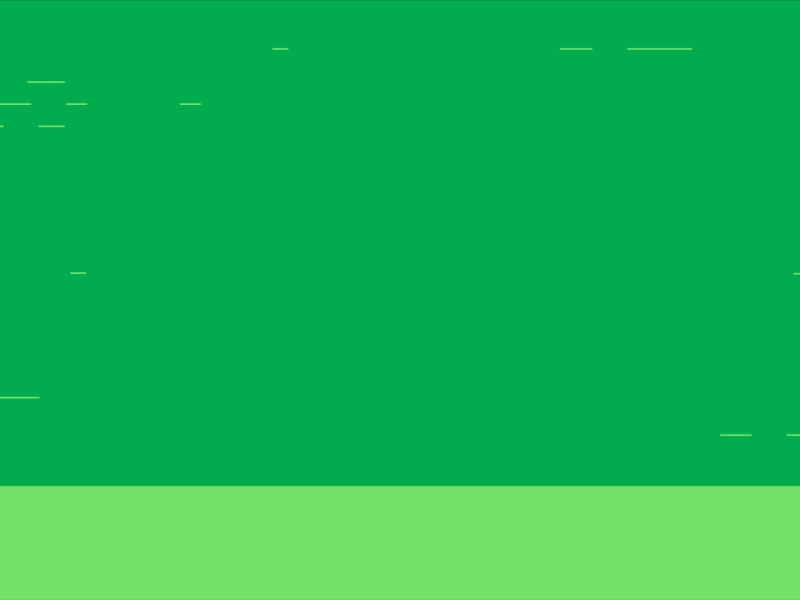 Never go broke! - Marathon GIF 15/30 2d animation character clean design flat green