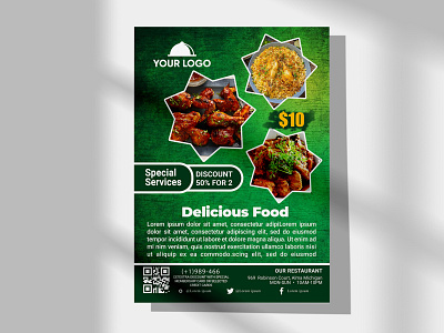 food flyer ,corporate flyer, Resturants flyer modern