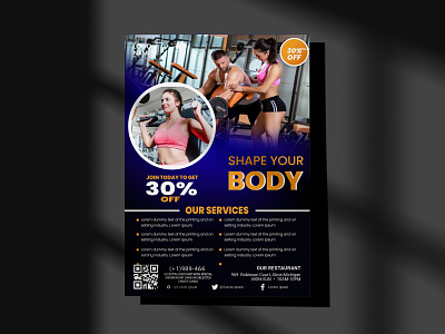 Fitness Gym Flyer  / Sports Flyer / Football/Soccer 