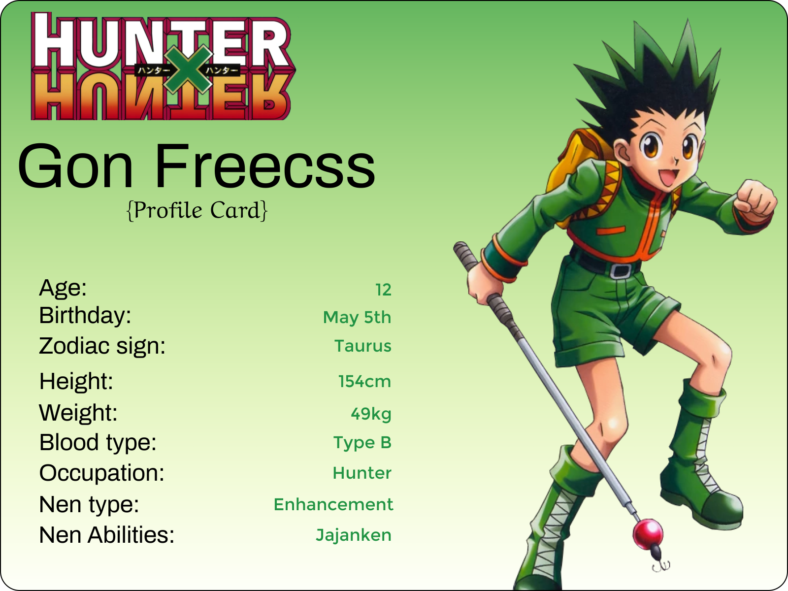 Every 'Hunter X Hunter' Main Character's Age, Height, Birthday, and Zodiac  Sign