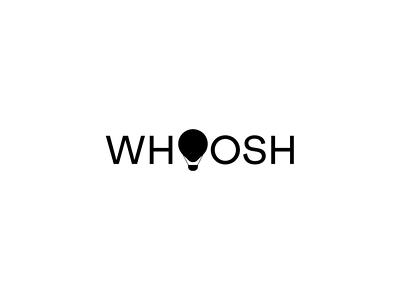 Whoosh - Hot Air Balloon Logo