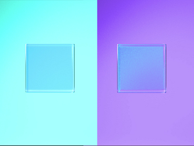 Ice cubes 3d animation blue c4d cinema4d color design motion motion graphics ppurple