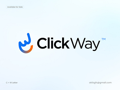 Click For Logo / C + W Letter Click Logo best logo 2023 c w letter click logo click way click wp logo clickwo logo cw letter cw letter click logo cw letter logo cw logo graphic design letter logo logo logo 2023 logo design