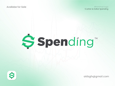 Spending Logo Design / S Letter Dollar Spending