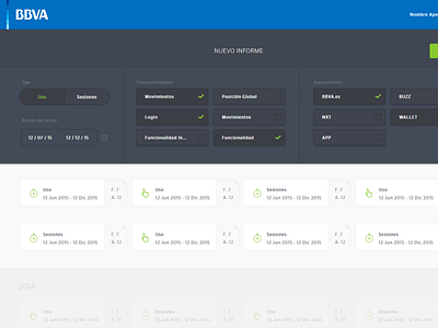 UI prototype for App Dashboard - Fintech project