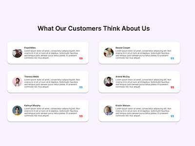 Testimonials (Daily UI)