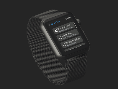 ToDo List (Daily UI) daily ui design list smart watch smartwatch todo todo list ui ui design ux ux design watch